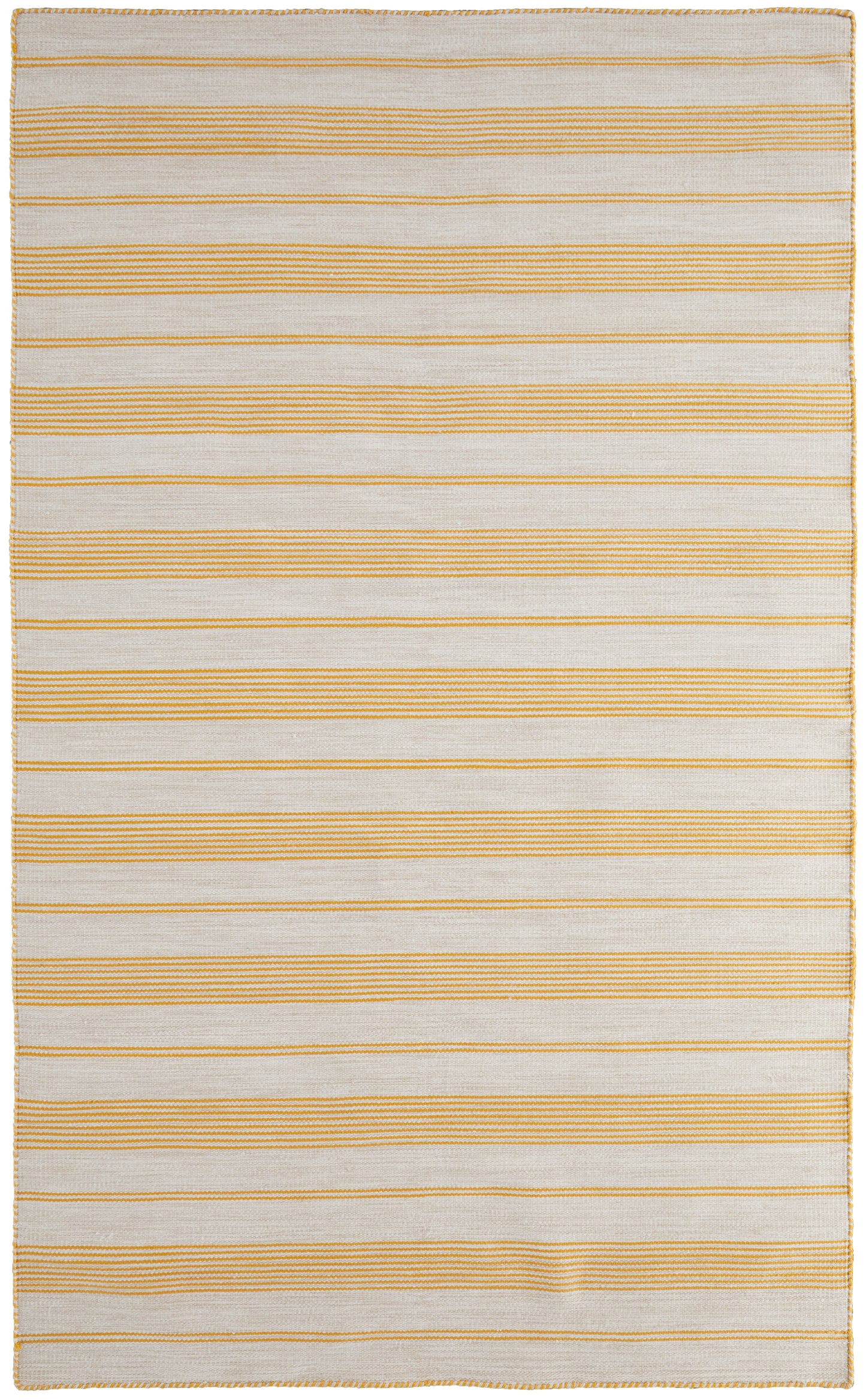 Duprine Transitional/Casual/Nautical & Coastal Stripes/Geometric Yellow/Ivory - Feizy Rug