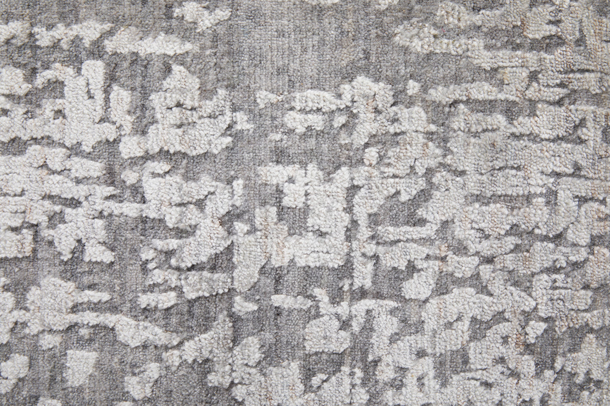 Eastfield Modern/Casual Abstract/Distressed Gray 69A9 - Feizy Rug