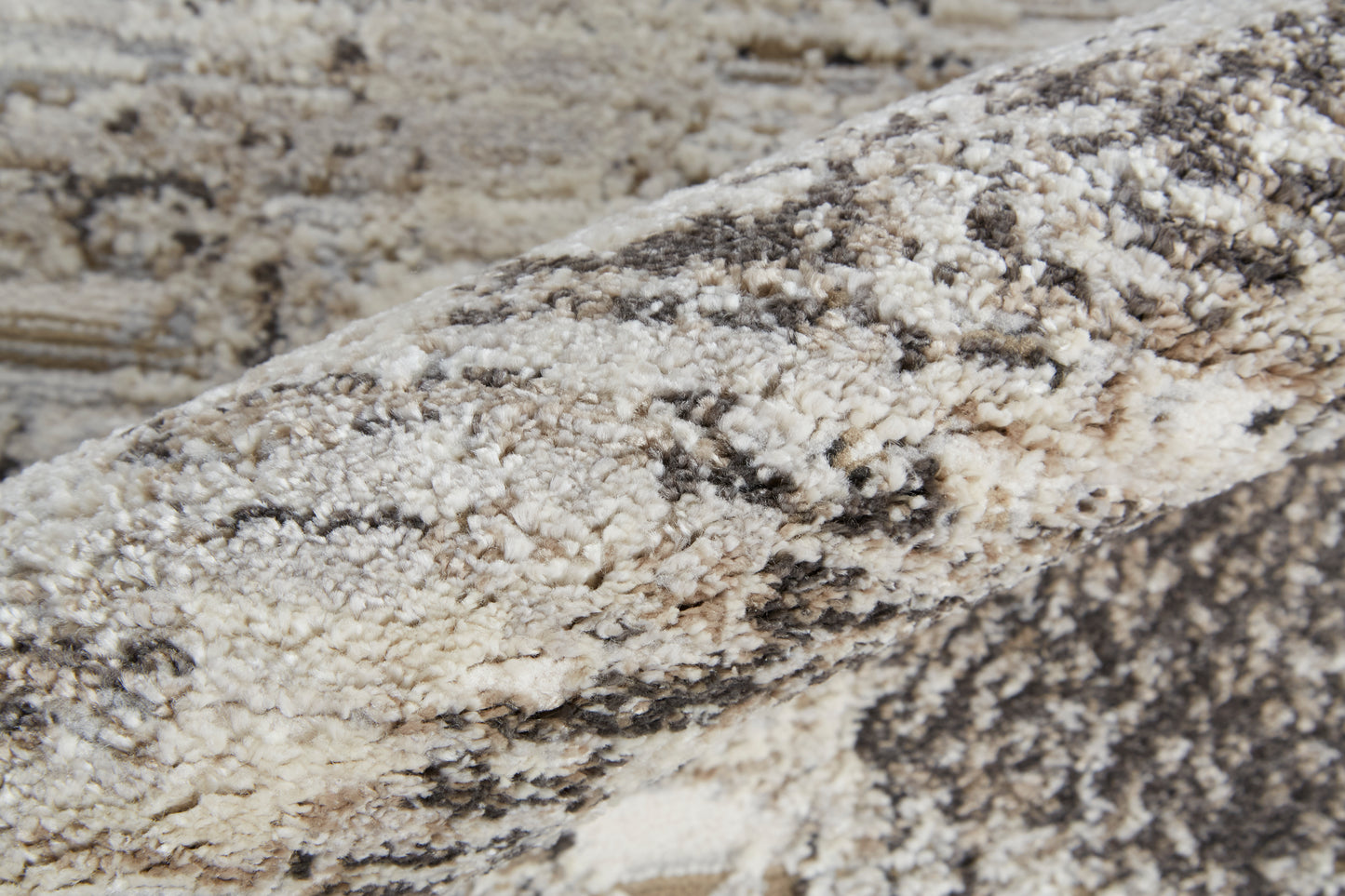 Vancouver Modern/Industrial Ivory/Gray/Brown Area Rug