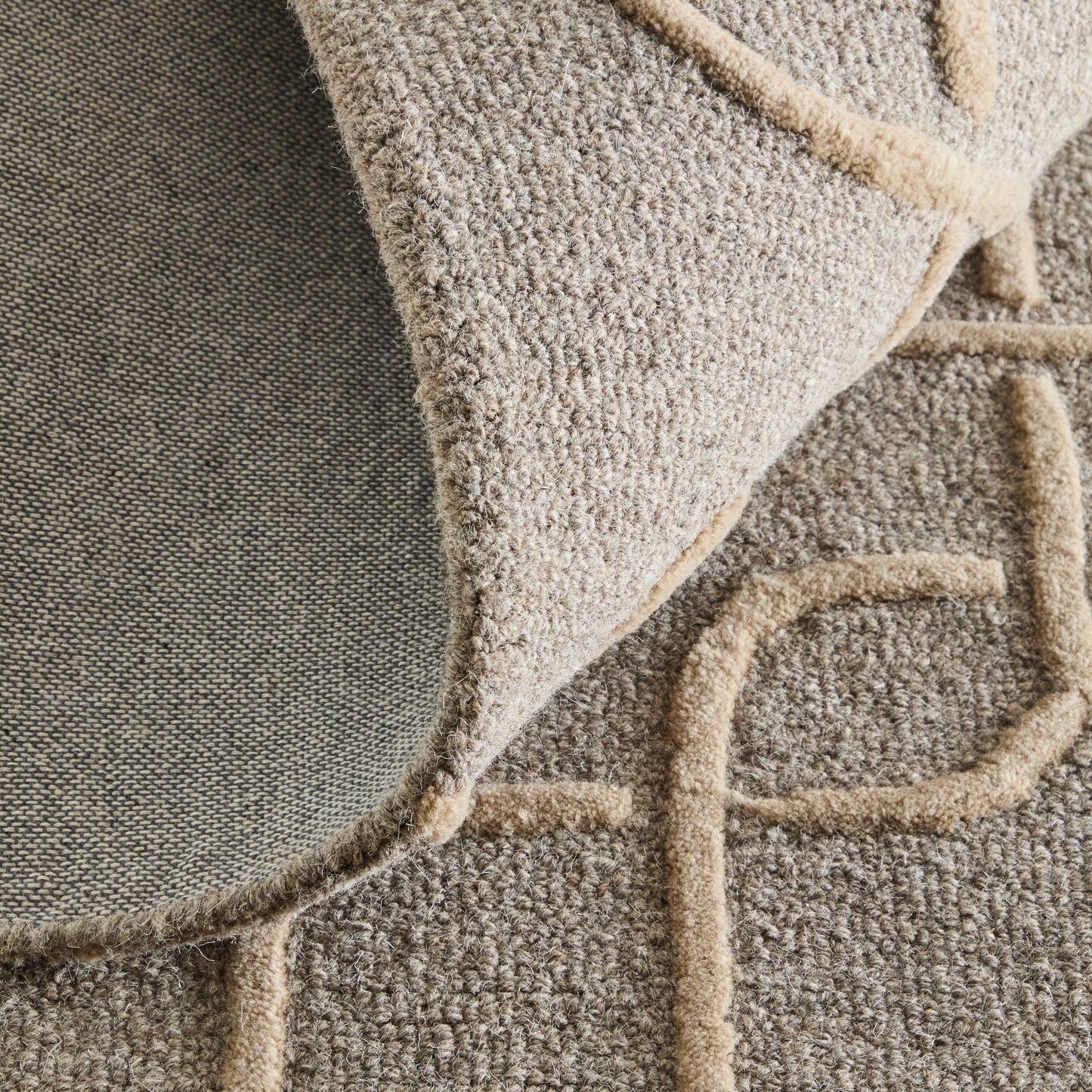 Kimball Transitional/Casual Trellis & Lattice/Geometric/Abstract Gray/Taupe/Tan - Feizy Rug
