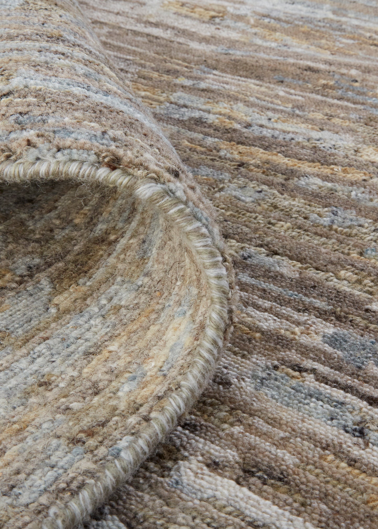 Conroe Modern/Casual/Industrial Brown/Gray Accent Rug