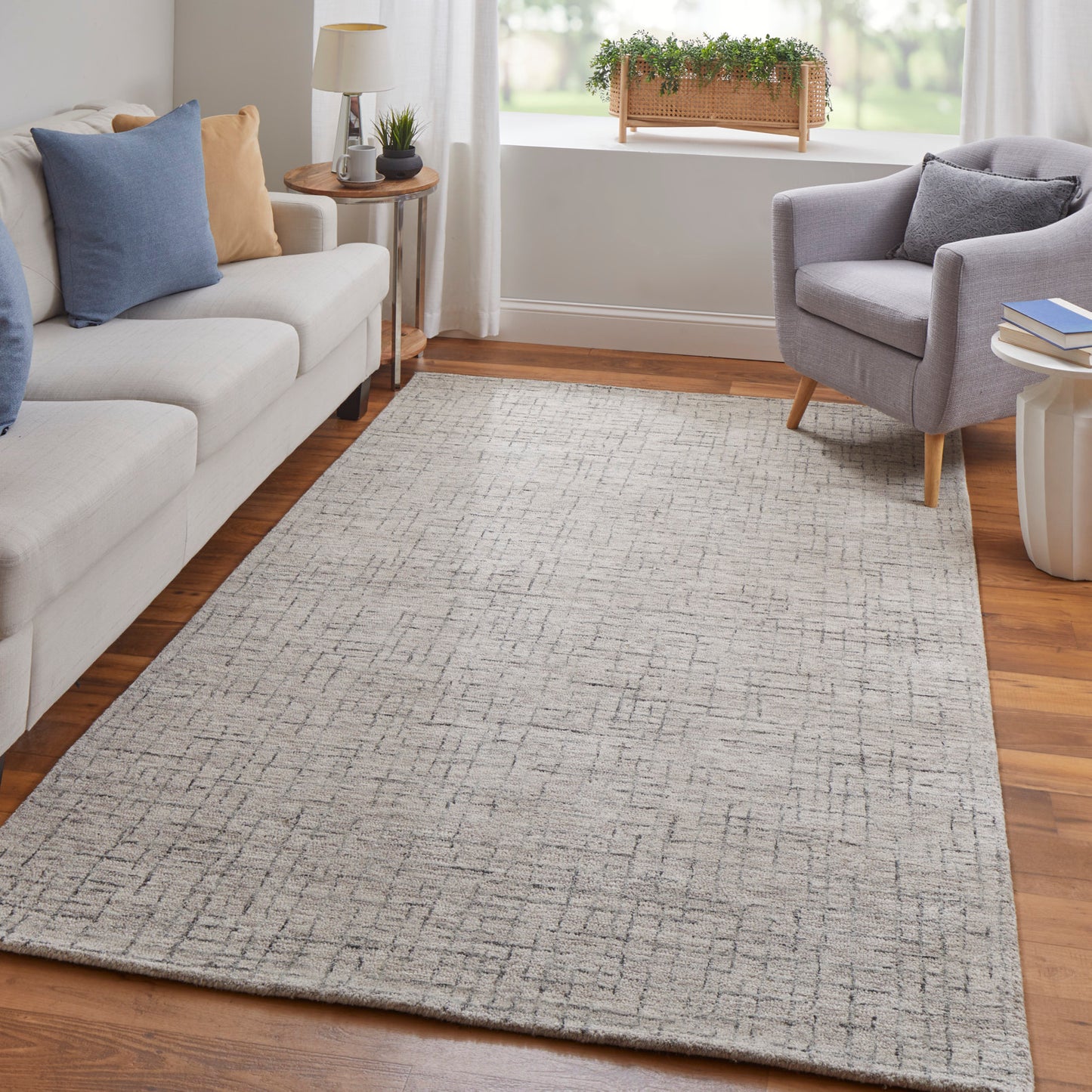 Belfort Transitional/Casual/Scandinavian Ivory/Gray/Taupe Accent Rug  Feizy Rugs Small Parcel,Feizy Rugs,Belfort,Ivory/Gray/Taupe,2' x 3',Accent Rug,Wool,Transitional/Casual/Scandinavian,India