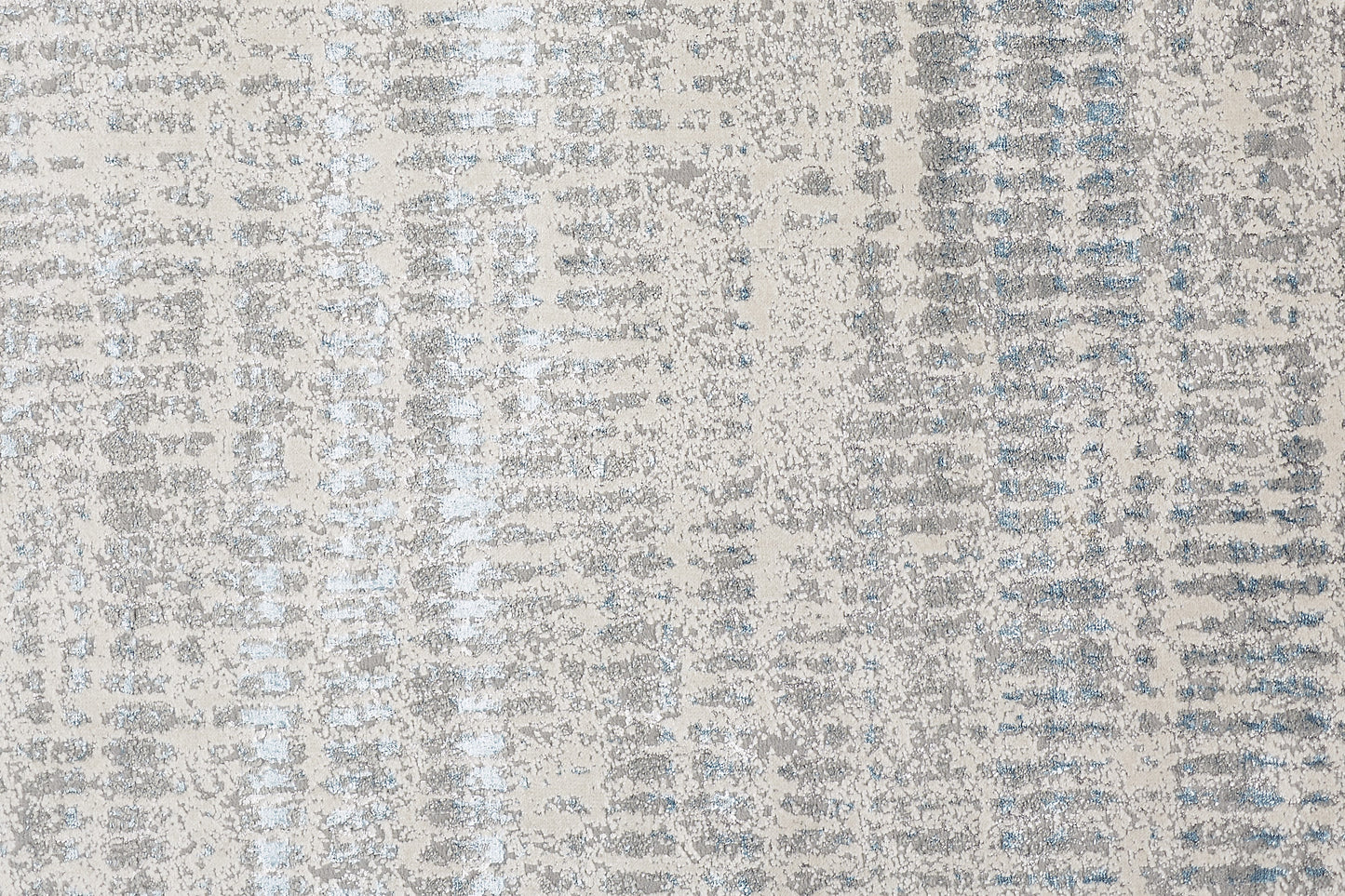 Azure Modern/Casual/Industrial Blue/Gray/Ivory Area Rug