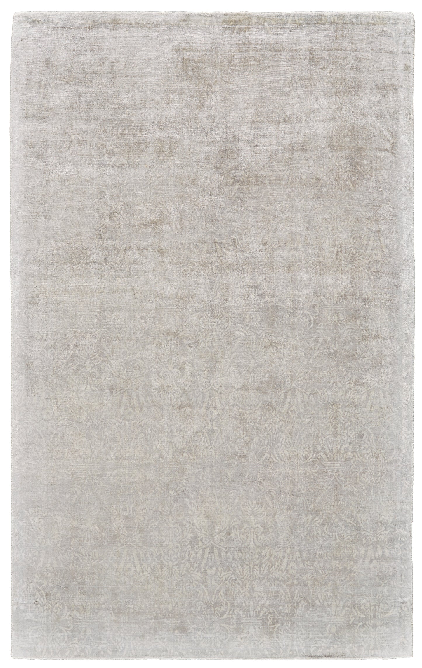 Nadia Transitional/Casual Solid Ivory/Gray/Tan - Feizy Rug