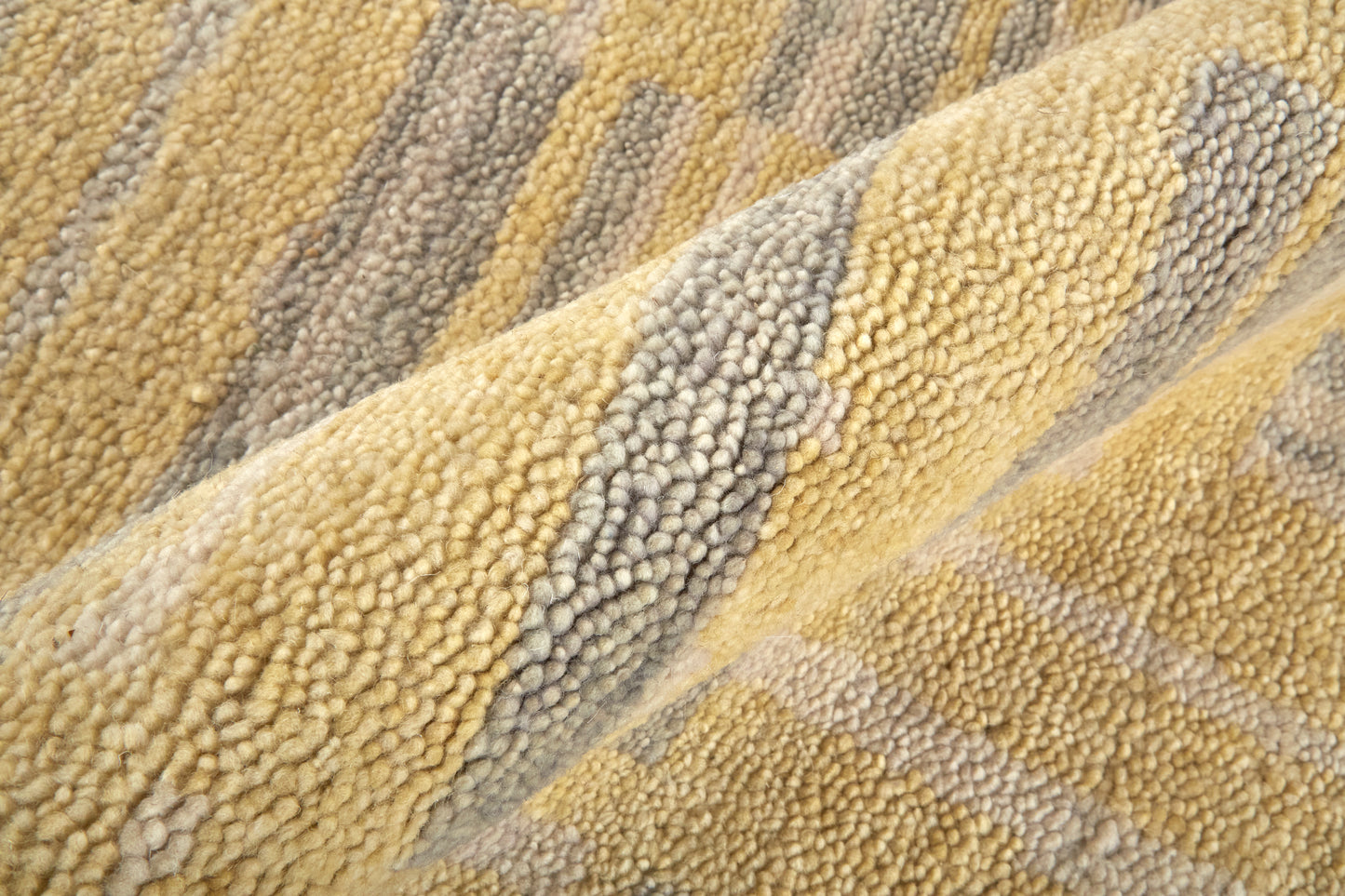 Weatherfield Transitional/Casual Abstract Gold/Gray - Feizy Rug