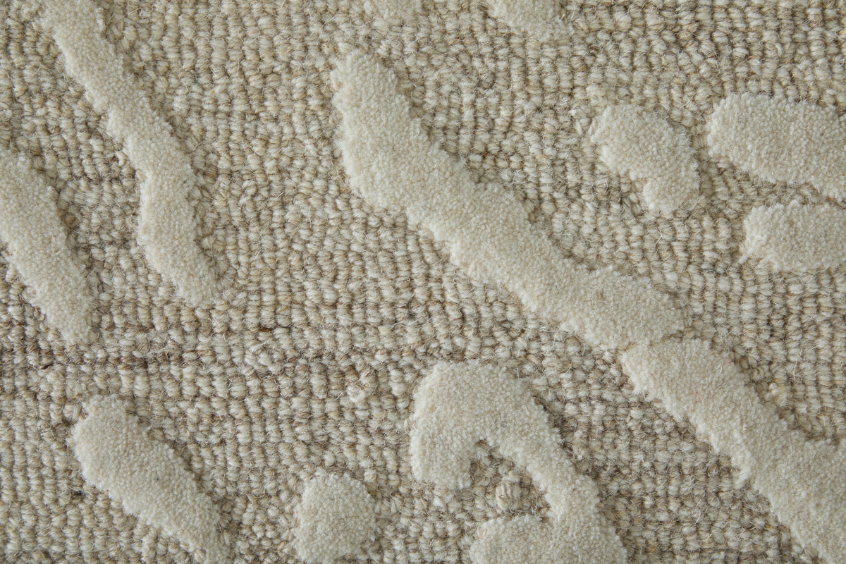 Winston Modern Abstract Ivory - Feizy Rug
