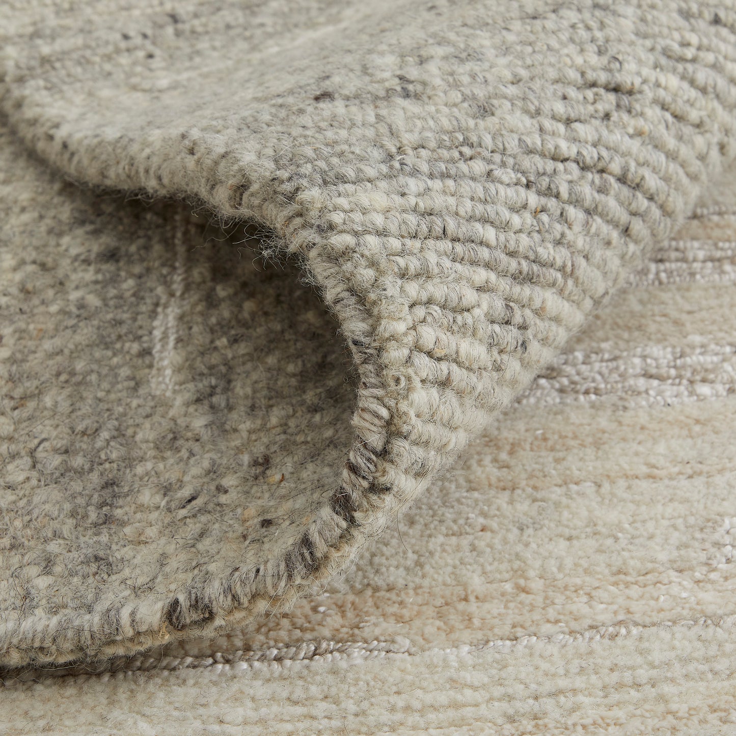 Navaro Modern/Casual/Industrial Gradient & Ombre/Abstract Ivory/Tan - Feizy Rug