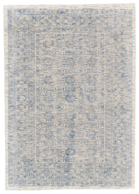 Reagan Transitional/Classic/Vintage Bordered/Oriental/Persian Blue/Ivory - Feizy Rug