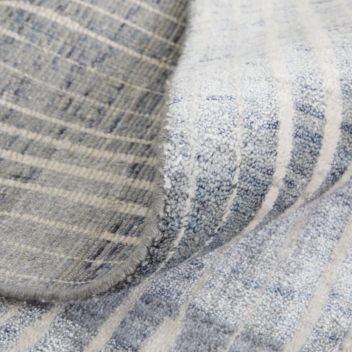 Eastfield Modern/Casual Abstract/Distressed Blue/Ivory/Gray 69AH - Feizy Rug