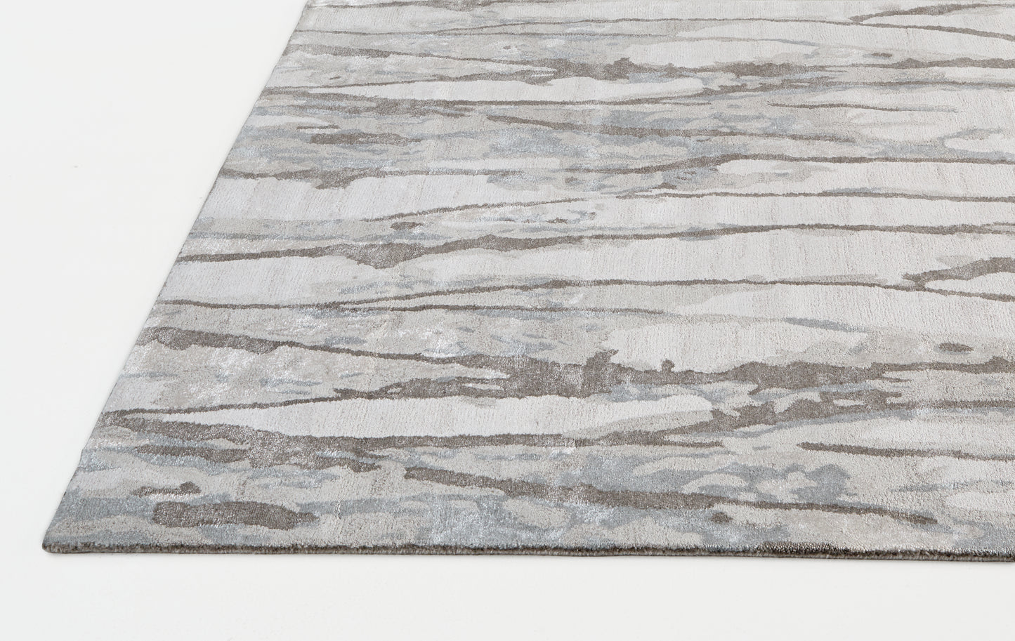 Dryden Transitional/Industrial/Casual Abstract/Watercolor Taupe/Ivory/Gray - Feizy Rug