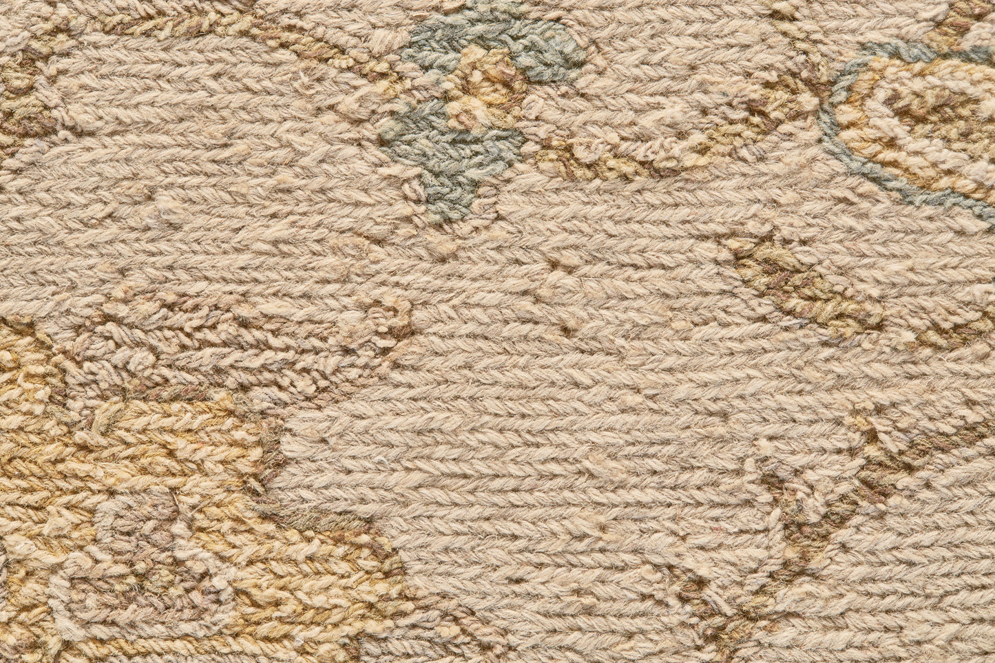 Amherst Traditional/Classic Bordered/Floral & Botanical Ivory/Yellow/Blue - Feizy Rug