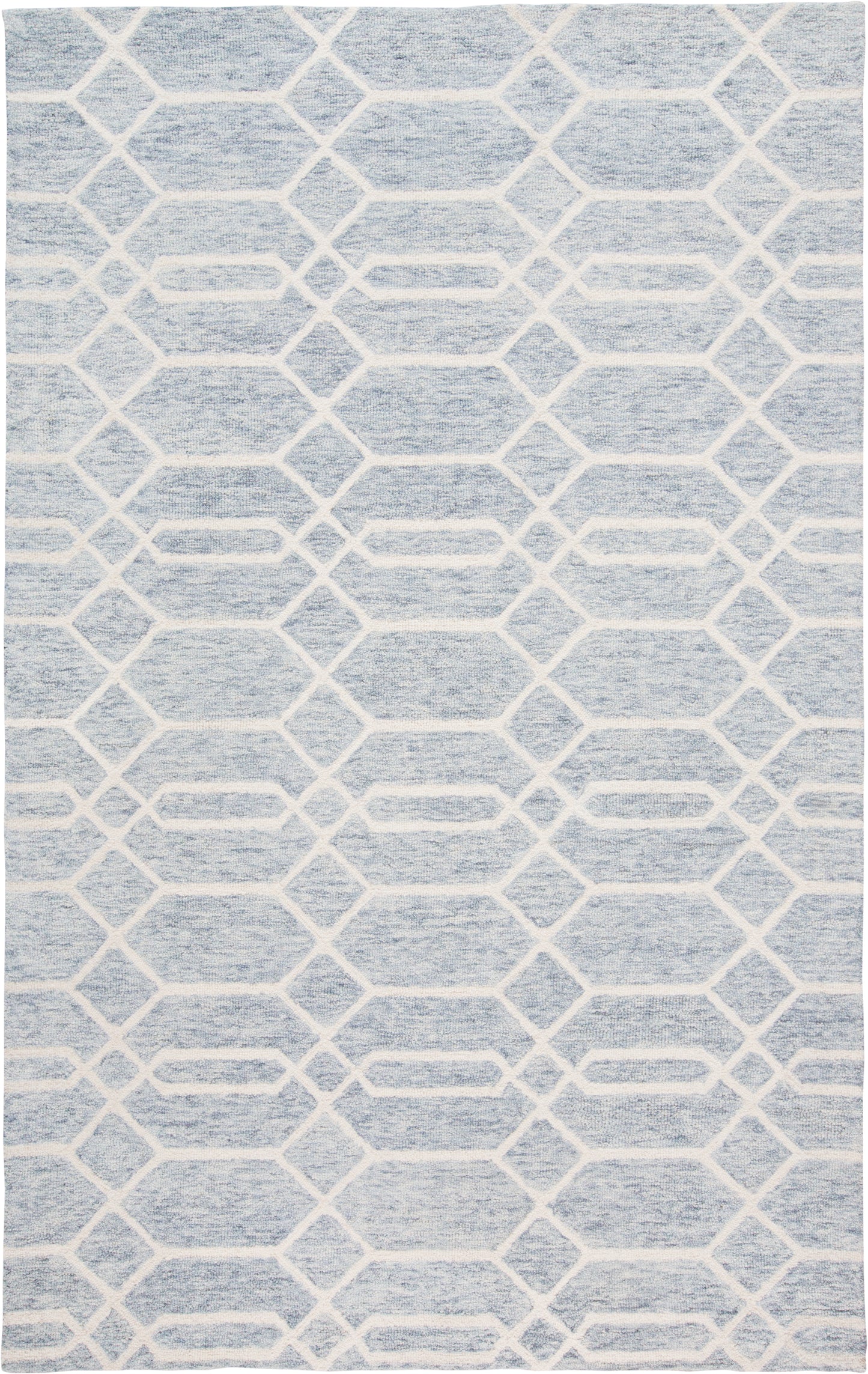 Belfort Transitional/Cottage/Farmhouse Blue/Ivory Area Rug