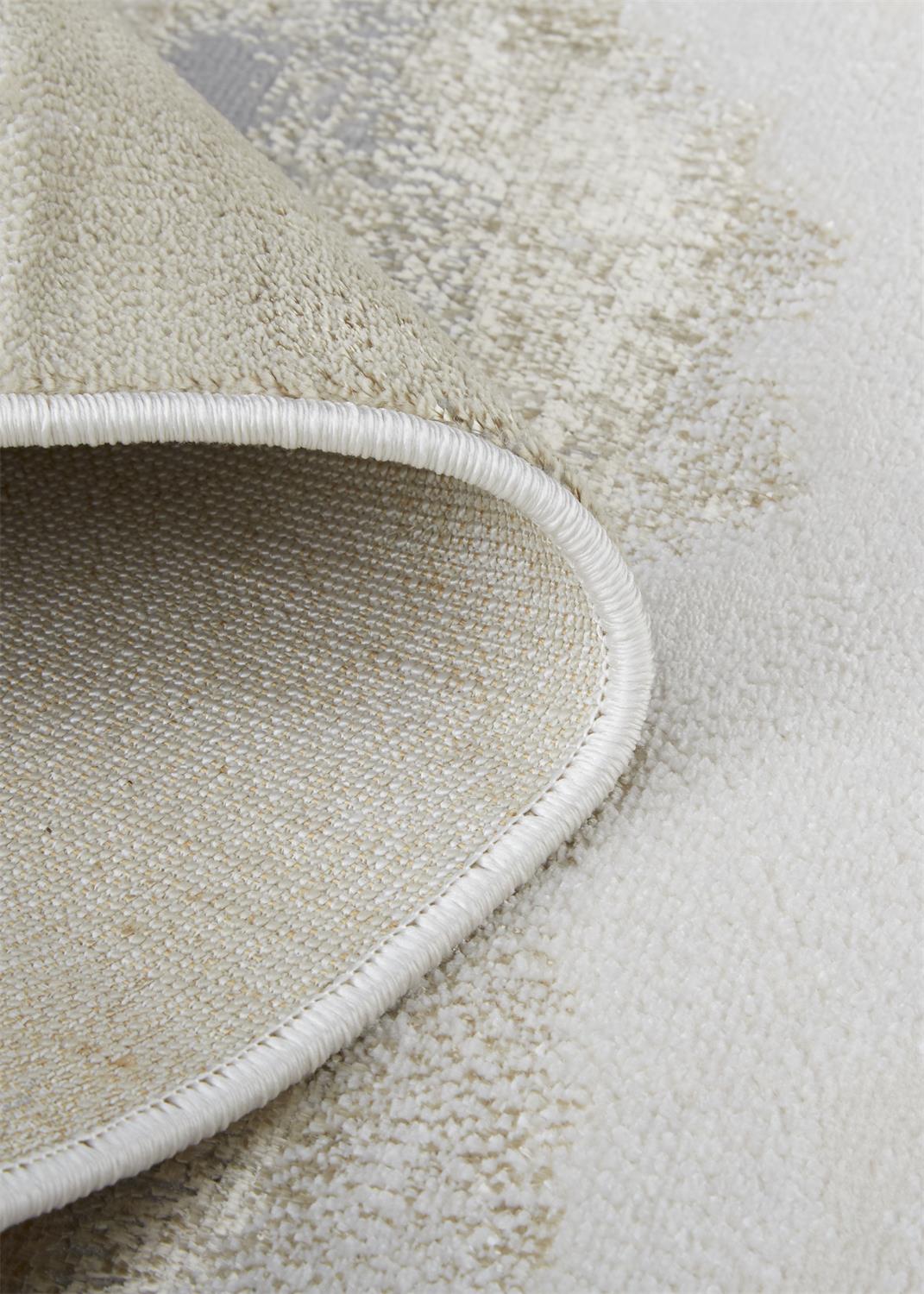 Aura Modern/Casual/Global Ivory/Tan/Gray Accent Rug