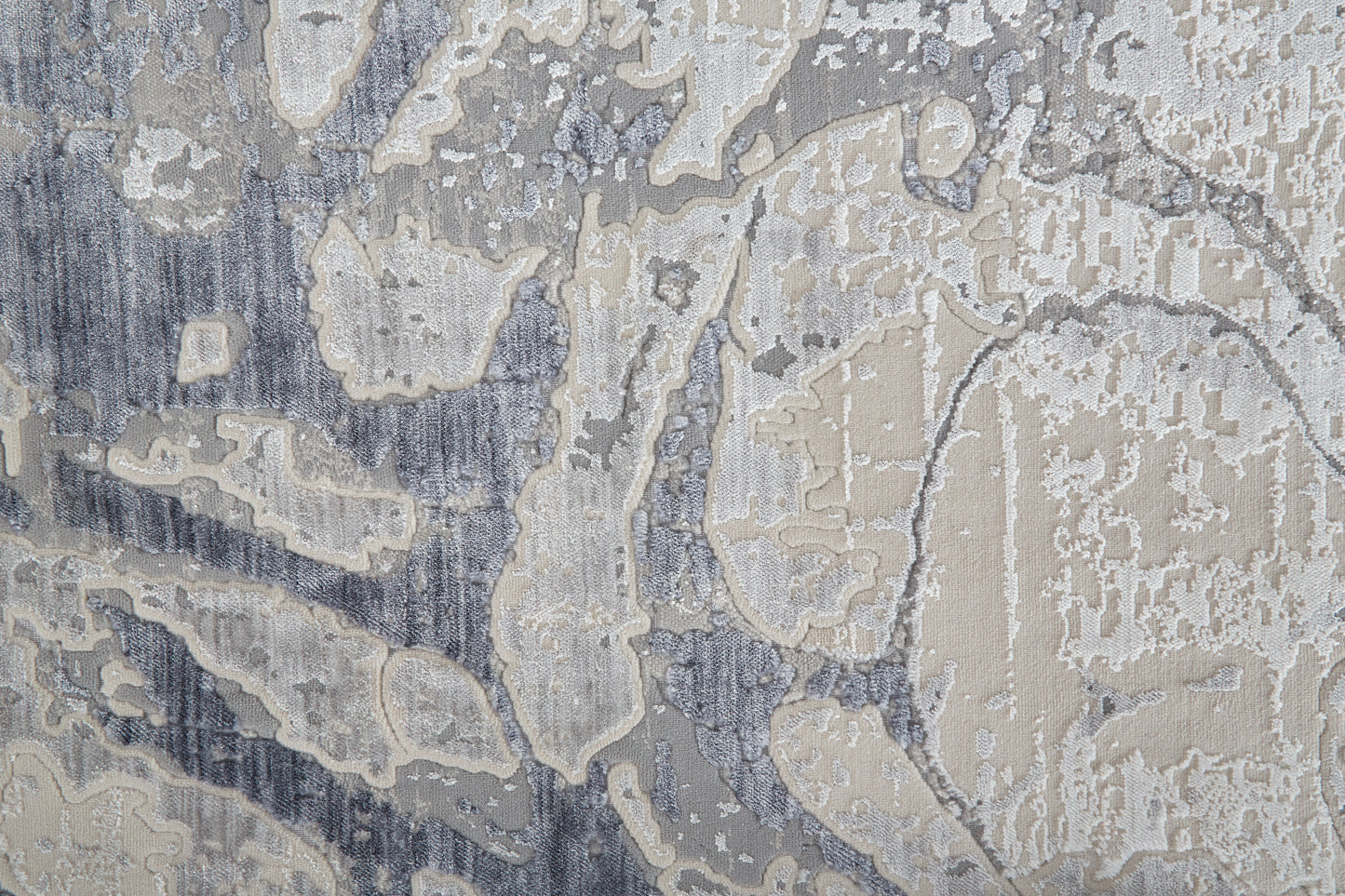 Laina Transitional/Casual Ivory/Blue Accent Rug