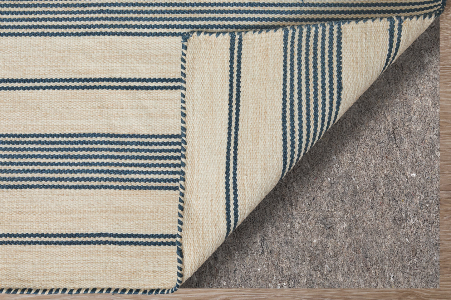 Duprine Transitional/Casual/Nautical & Coastal Stripes/Geometric White/Ivory/Blue - Feizy Rug