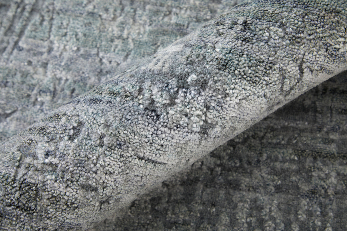 Eastfield Modern/Casual Abstract/Distressed Gray 69A5 - Feizy Rug