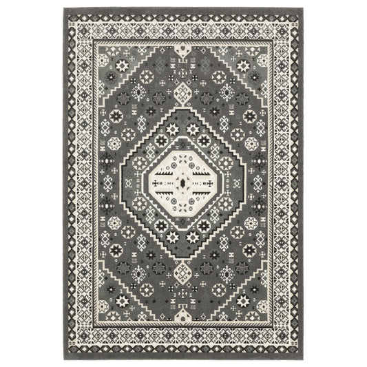 RAYLAN RAY02 Grey Rug - ORIENTAL WEAVERS