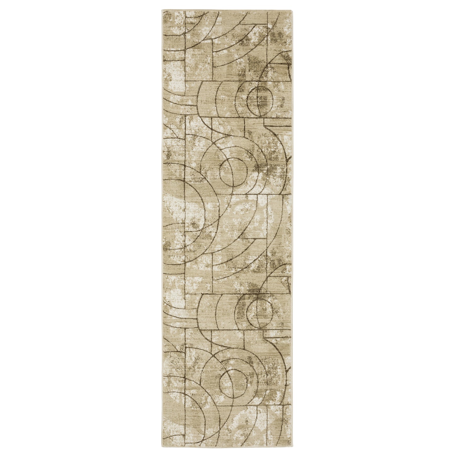 REED RE10A Beige Rug - ORIENTAL WEAVERS