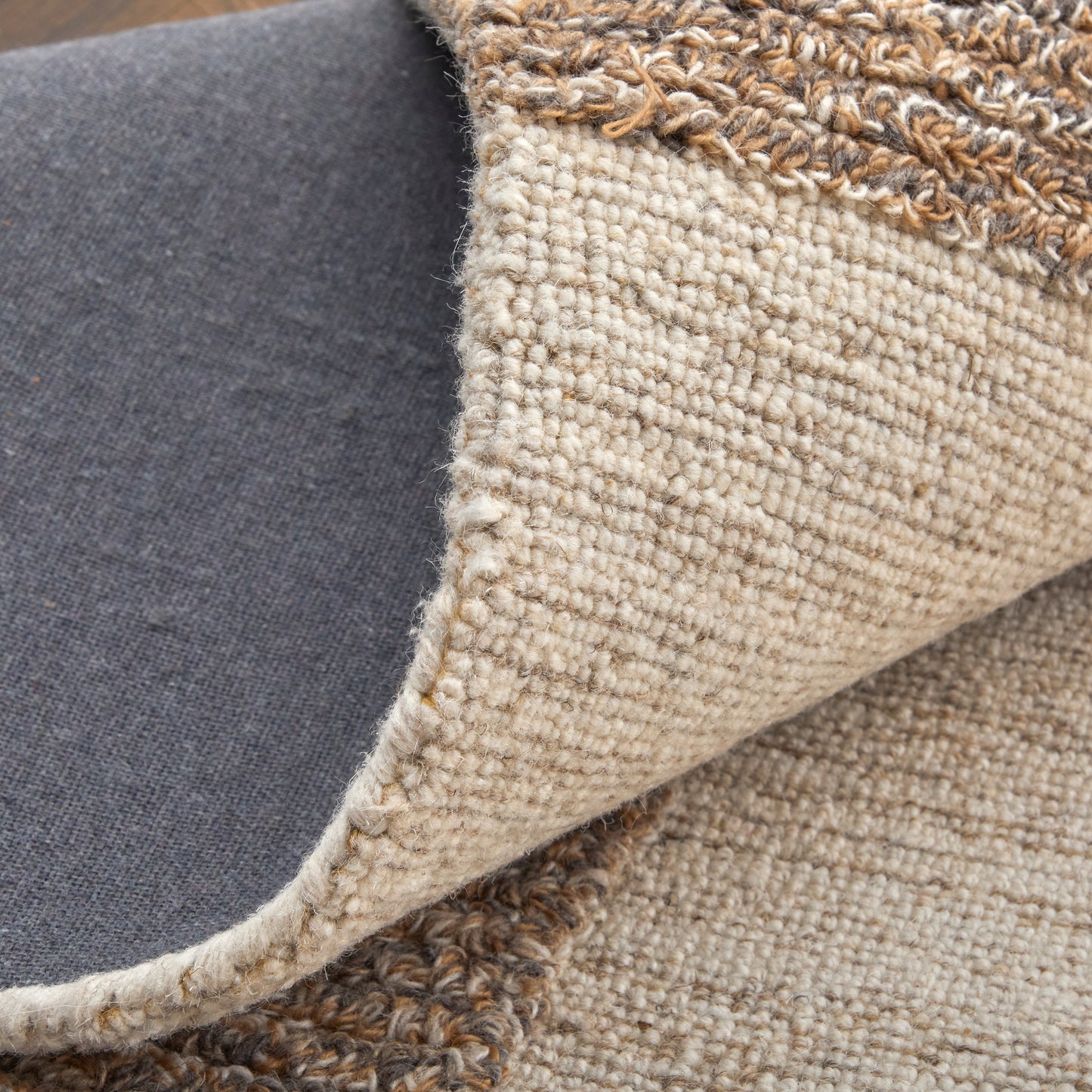 Pollock Modern/Casual/Global Ivory/Brown/Tan Area Rug