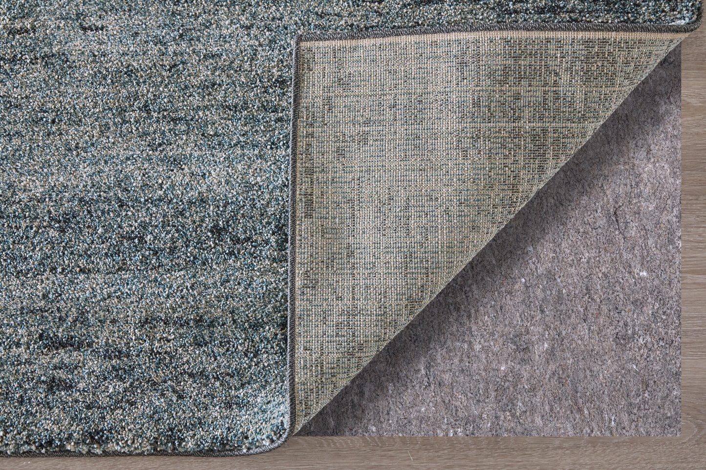 Jameson Modern/Bohemian & Eclectic Distressed/Abstract Gray/Black/Blue - Feizy Rug