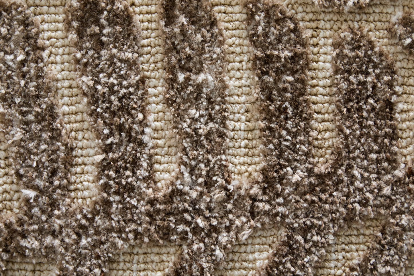 Colton Modern/Bohemian & Eclectic Animal Print/Chevron Taupe/Tan - Feizy Rug