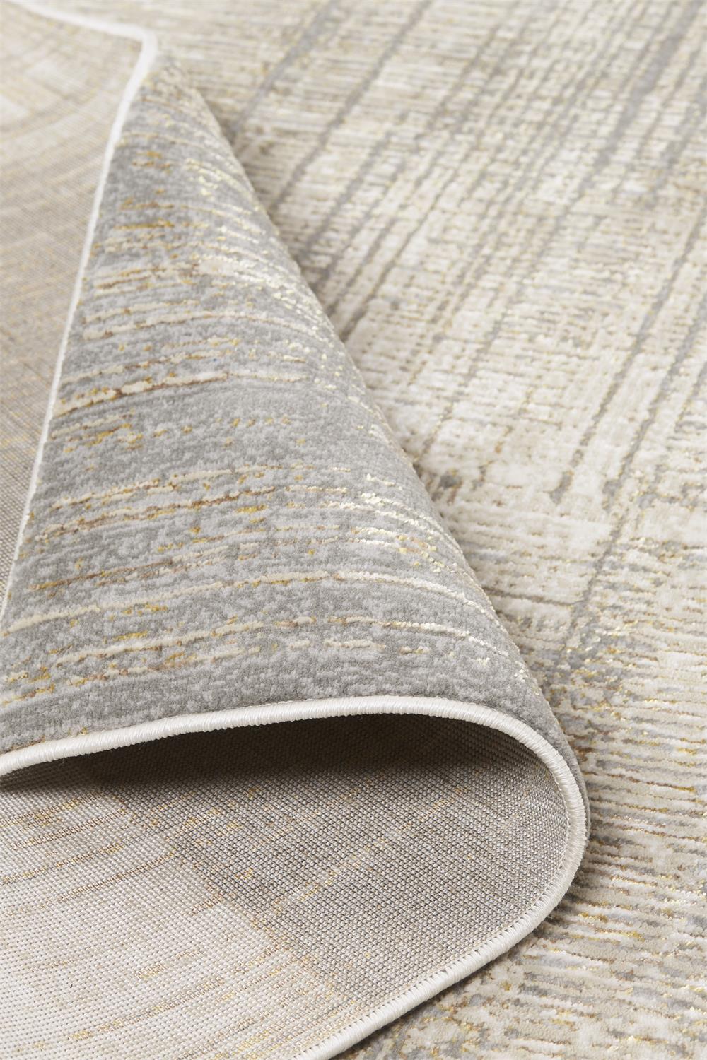 Aura Modern/Casual/Industrial Gray/Ivory Runner  Feizy Rugs Small Parcel,Feizy Rugs,Aura,Gray/Ivory,2'10" x 7'10",Runner,Polyester/Polypropylene,Modern/Casual/Industrial,Turkey