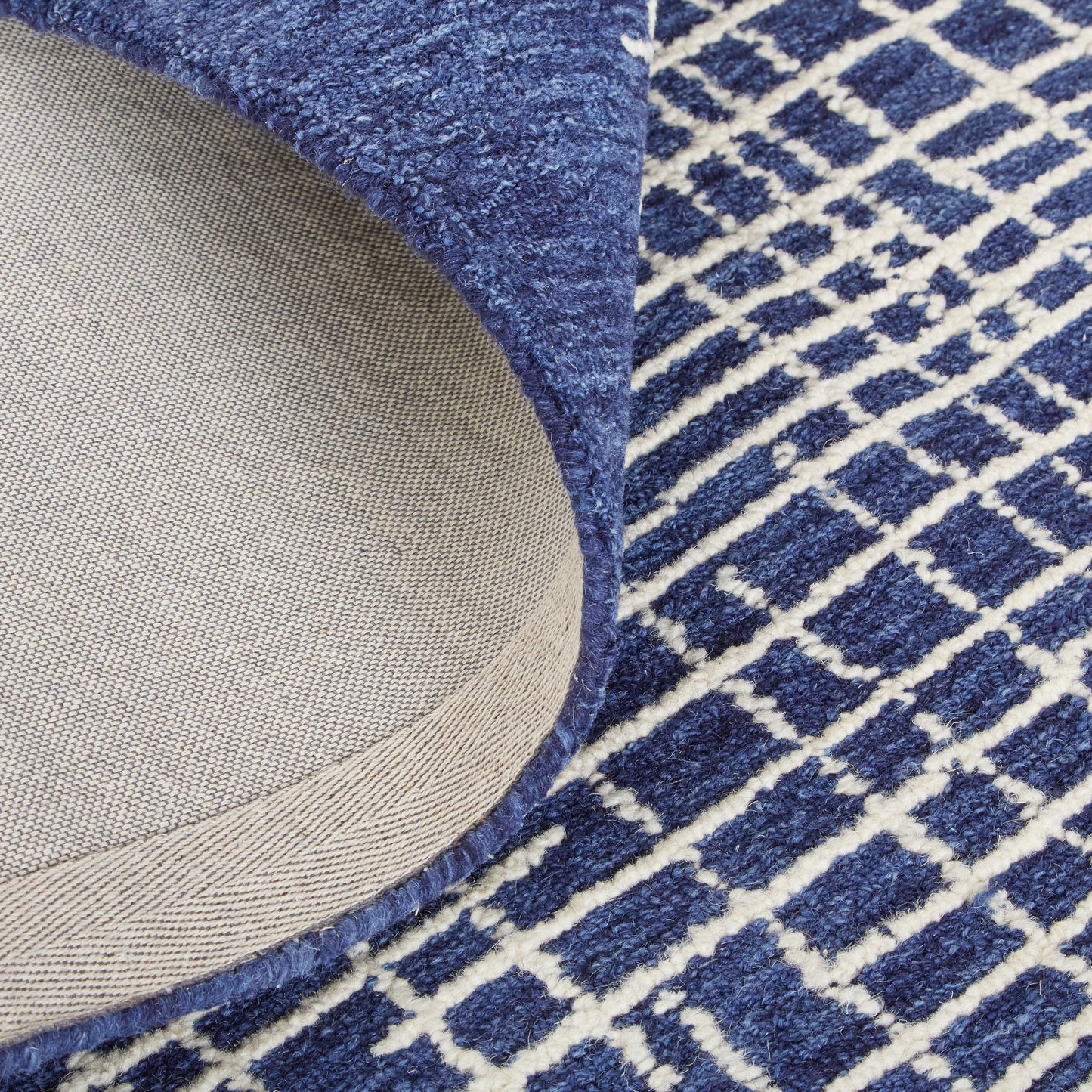 Maddox Transitional/Casual Abstract Blue/Ivory - Feizy Rug