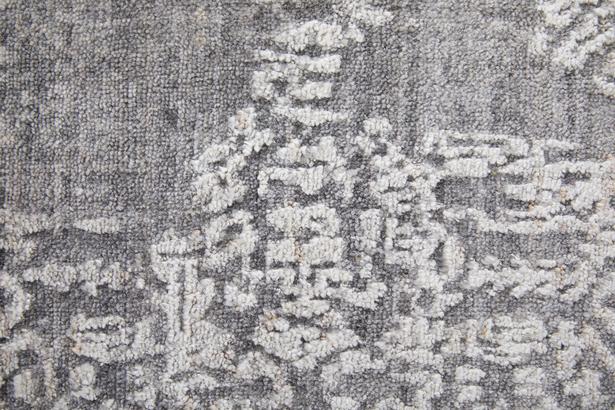 Eastfield Modern/Casual Abstract/Distressed Gray 6989 - Feizy Rug