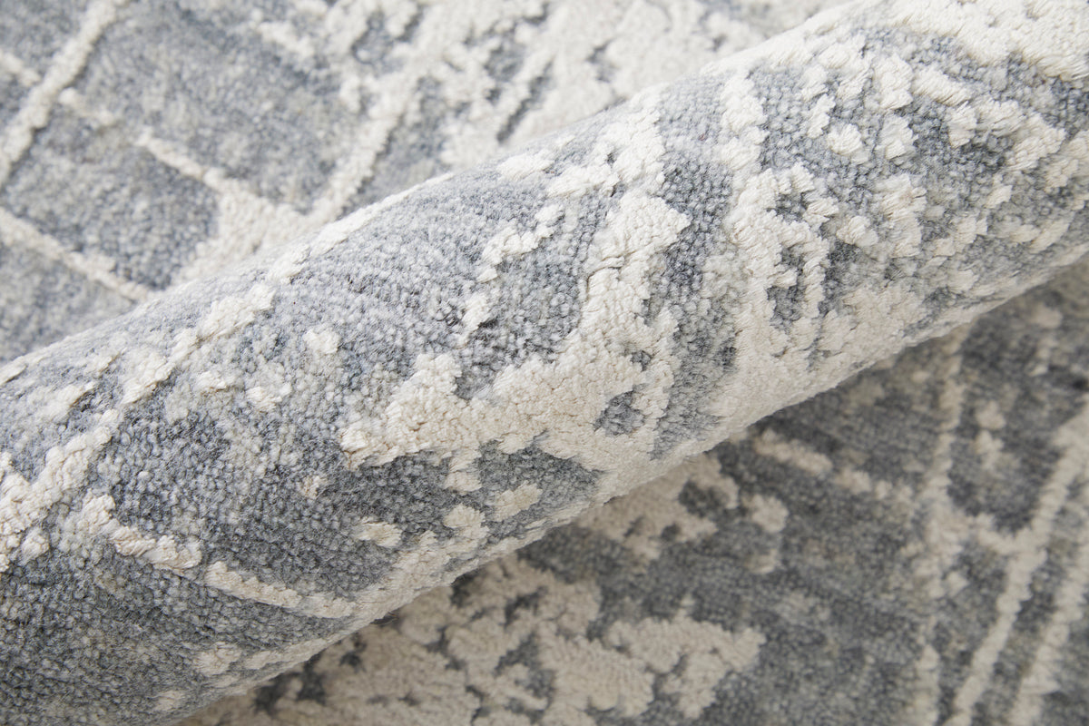 Eastfield Modern/Casual Abstract/Distressed Gray 69A0 - Feizy Rug