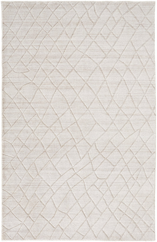 Redford Transitional/Casual/Farmhouse Ivory/Gray Area Rug