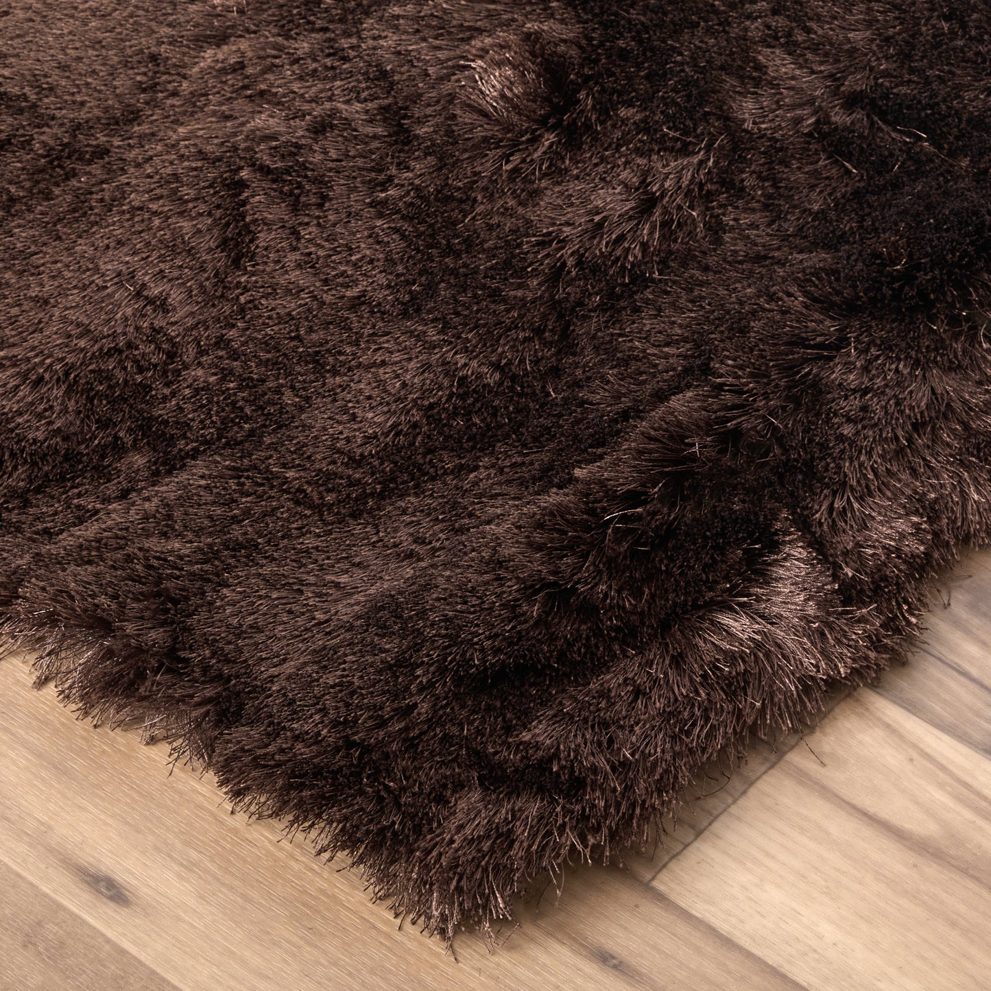 Indochine Modern/Luxury & Glam/Casual Solid Brown - Feizy Rug
