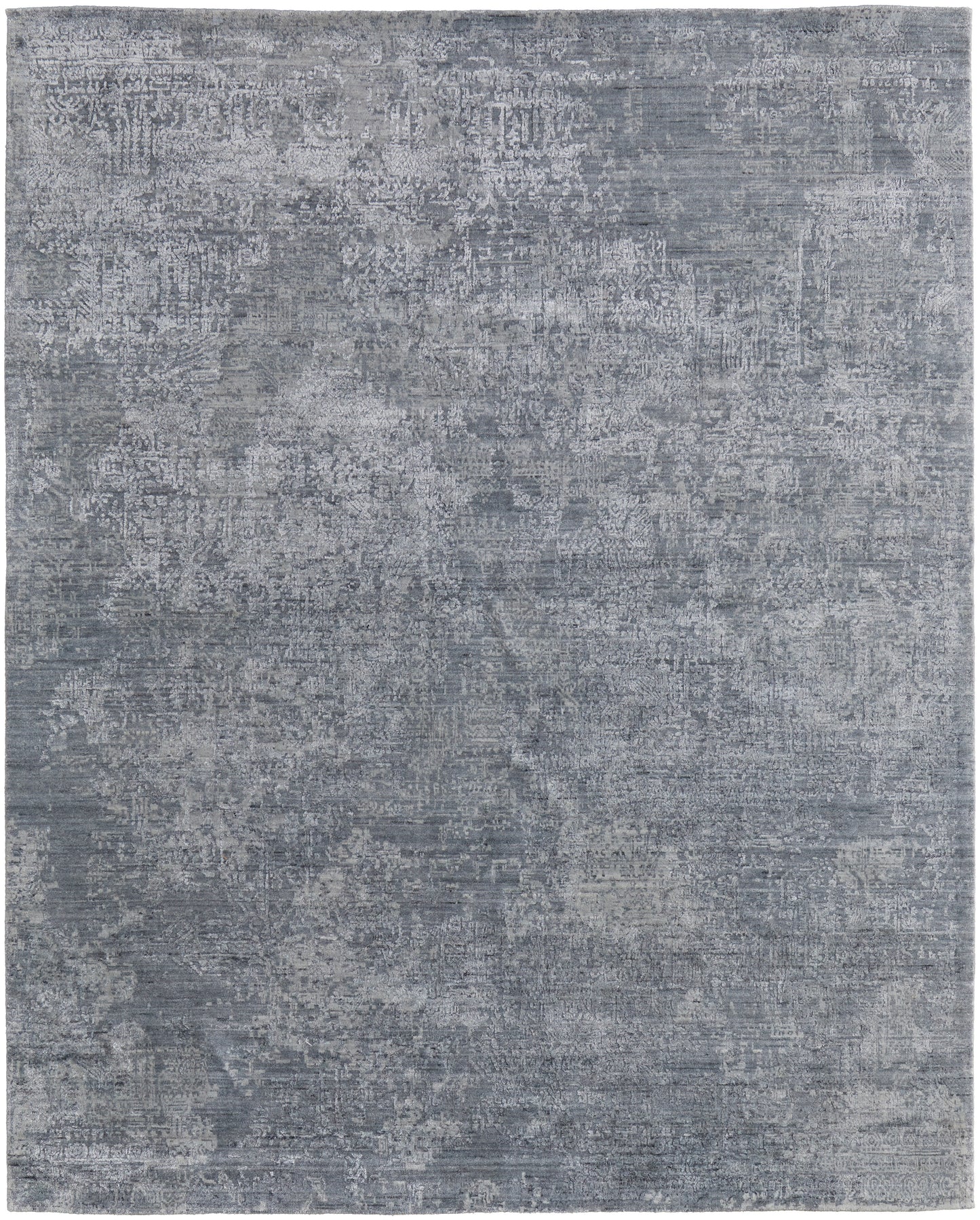 Eastfield Modern/Industrial/Casual Gradient & Ombre Blue/Gray - Feizy Rug