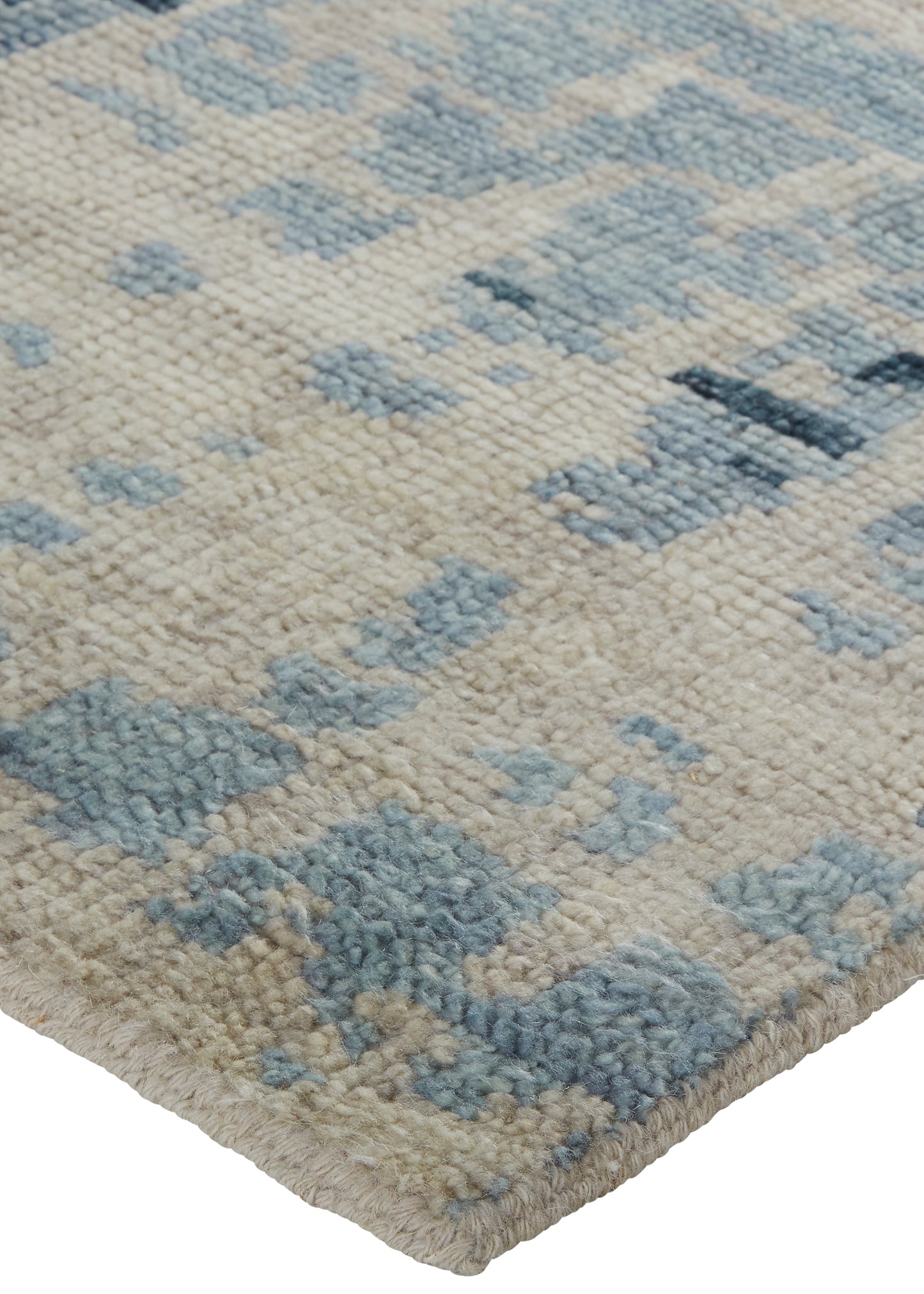 Palomar Transitional/Casual/Farmhouse Blue/Tan Area Rug