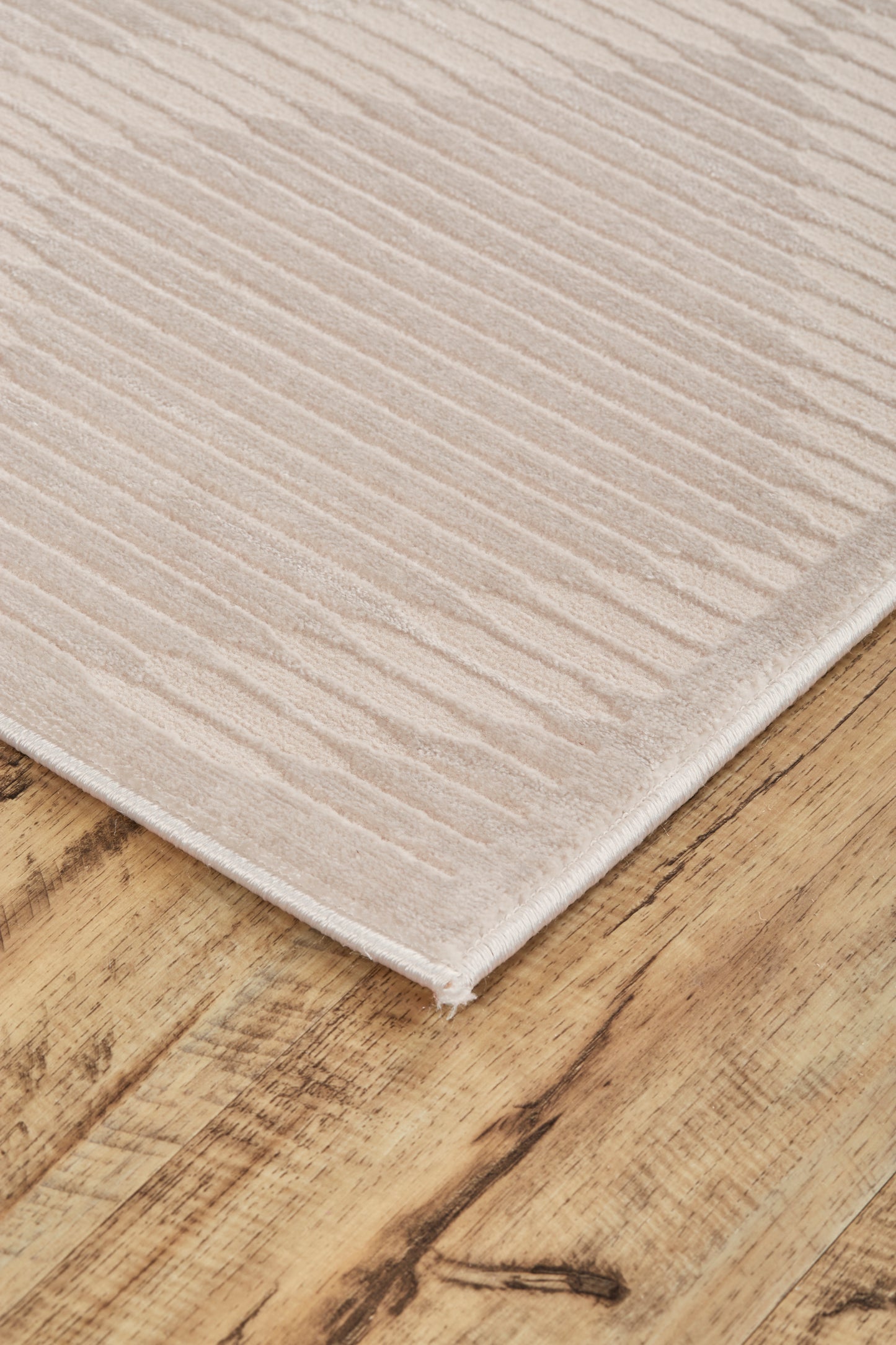 Prasad Modern/Global Ivory/Tan Area Rug