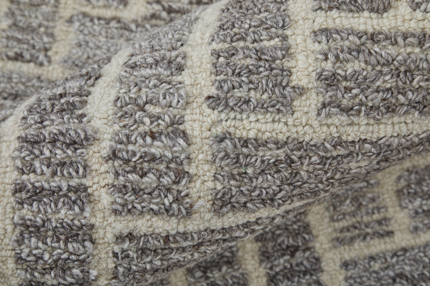 Asher Transitional/Casual/Industrial Geometric/Diamond Taupe/Gray/Tan - Feizy Rug