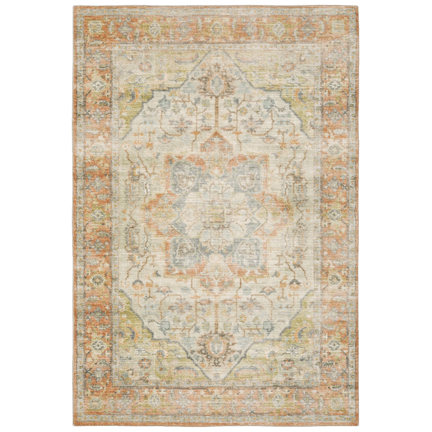 SAVOY 28101 Orange Rug - ORIENTAL WEAVERS
