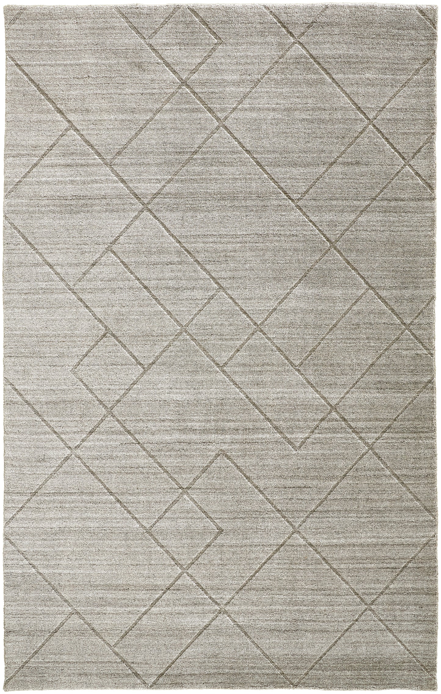 Redford Transitional/Casual/Farmhouse Ivory/Silver Accent Rug