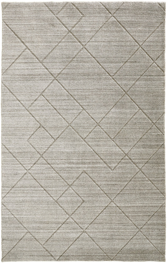 Redford Transitional/Casual/Farmhouse Ivory/Silver Accent Rug