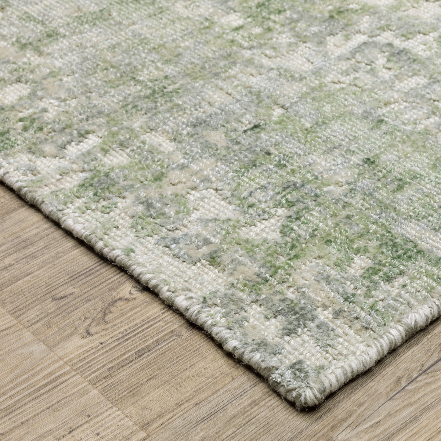 SOLSTICE SLS02 Green Rug - ORIENTAL WEAVERS