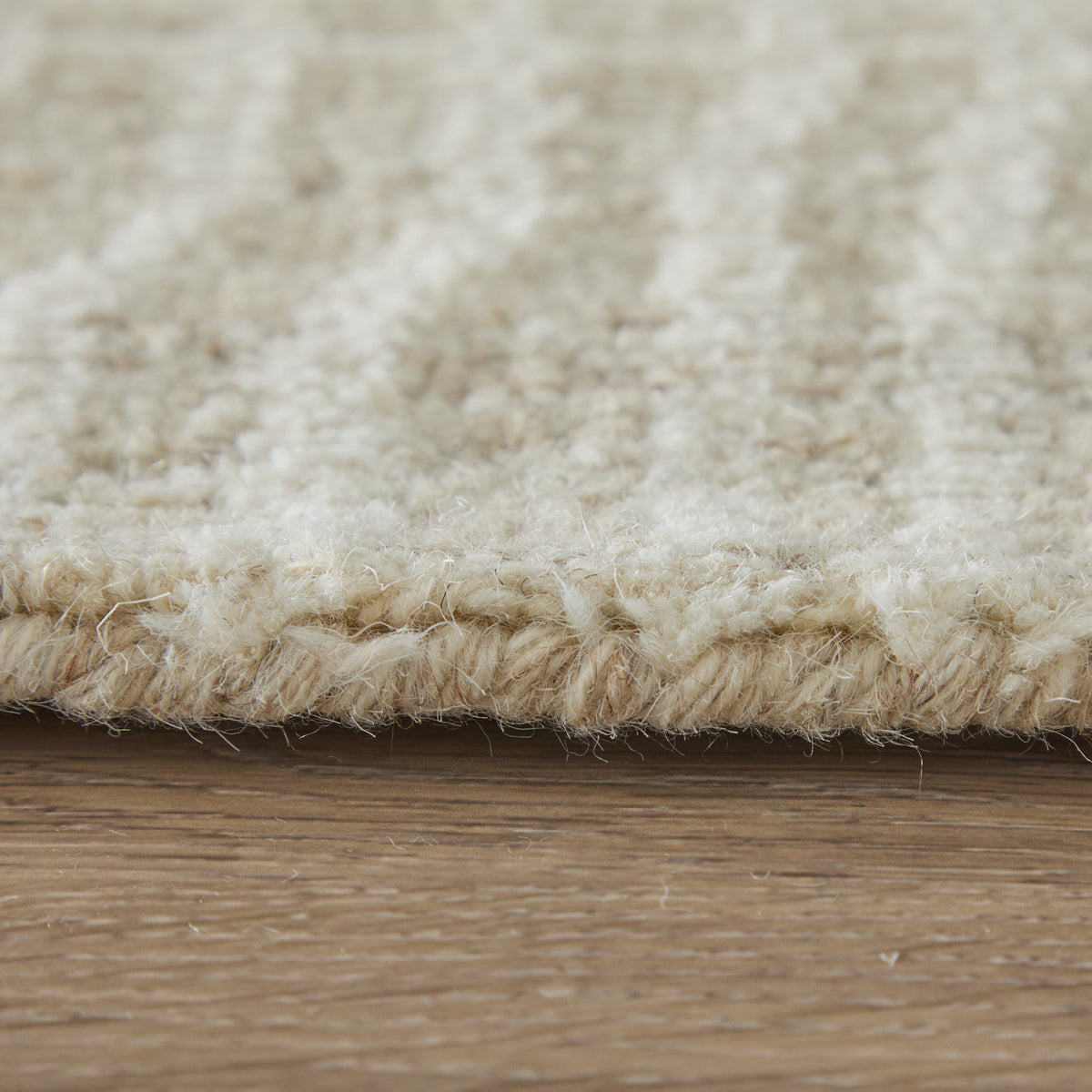 Winston Modern Plaid/Stripes Ivory - Feizy Rug
