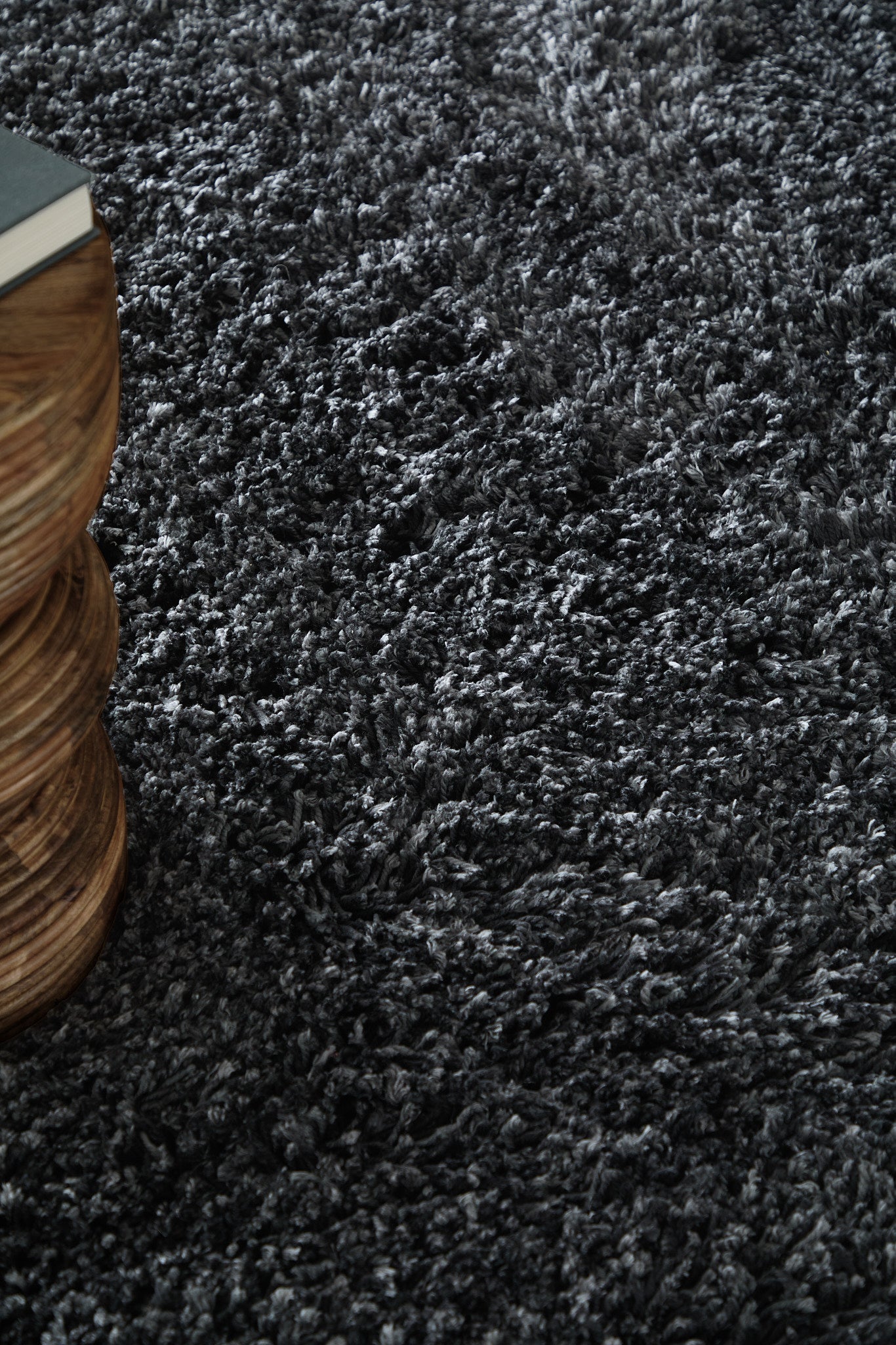 Stoneleigh Modern/Luxury & Glam/Casual Solid Black/Gray - Feizy Rug