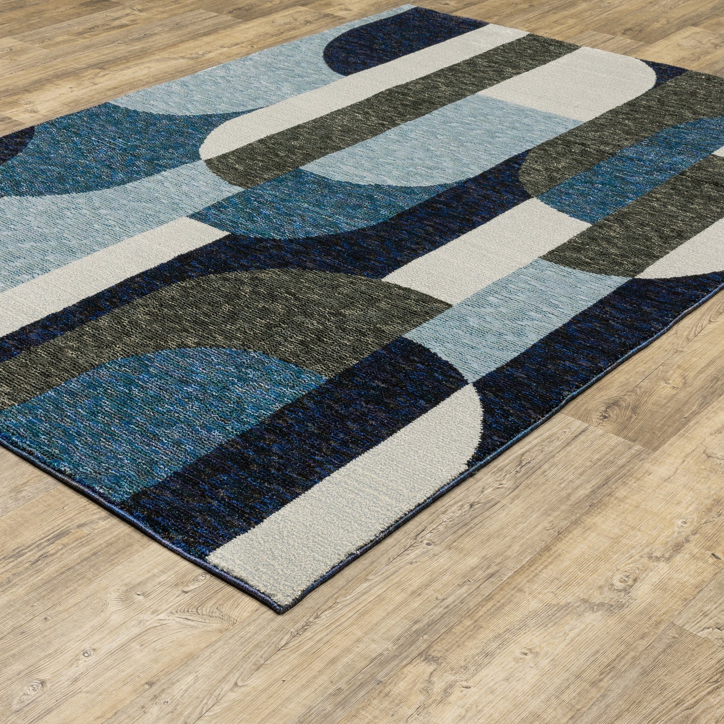 STRADA STR03 Blue Rug - ORIENTAL WEAVERS