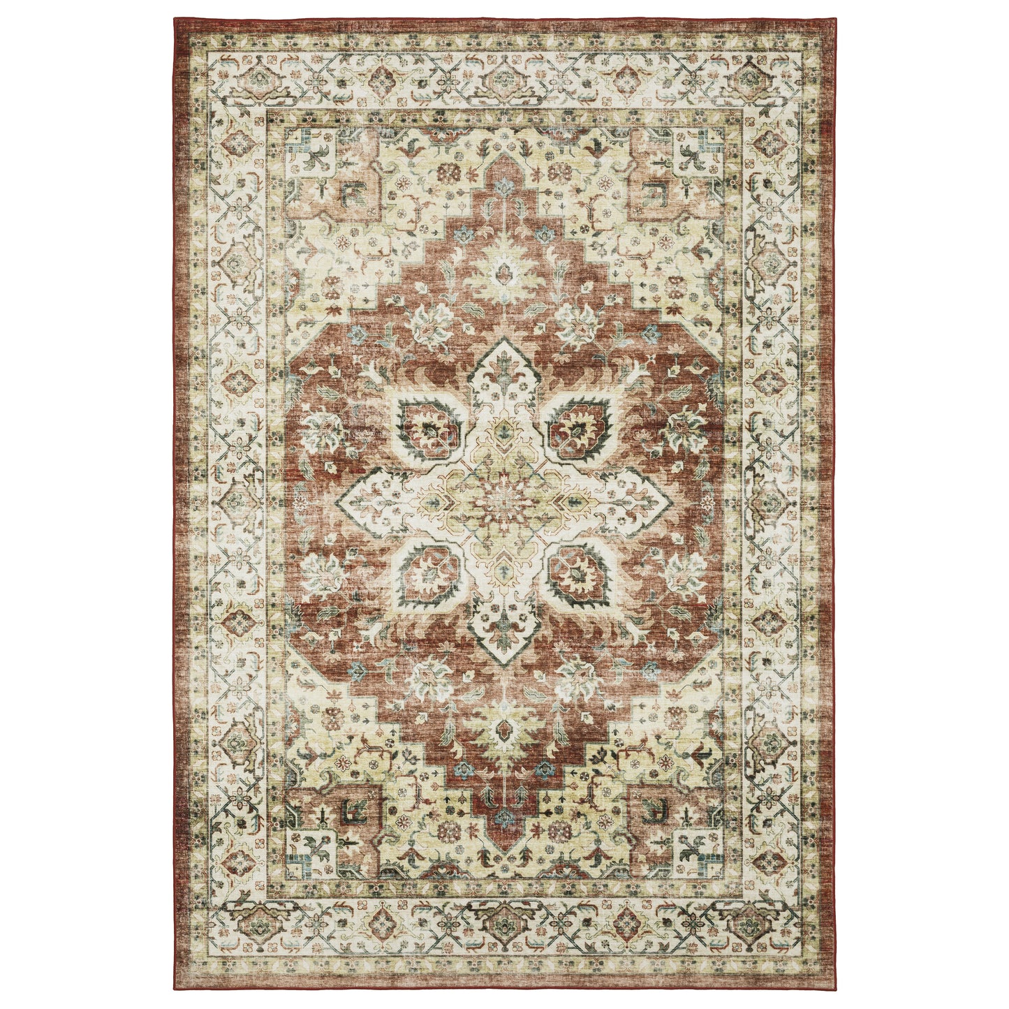 SUMTER SUM01 Red Rug - ORIENTAL WEAVERS