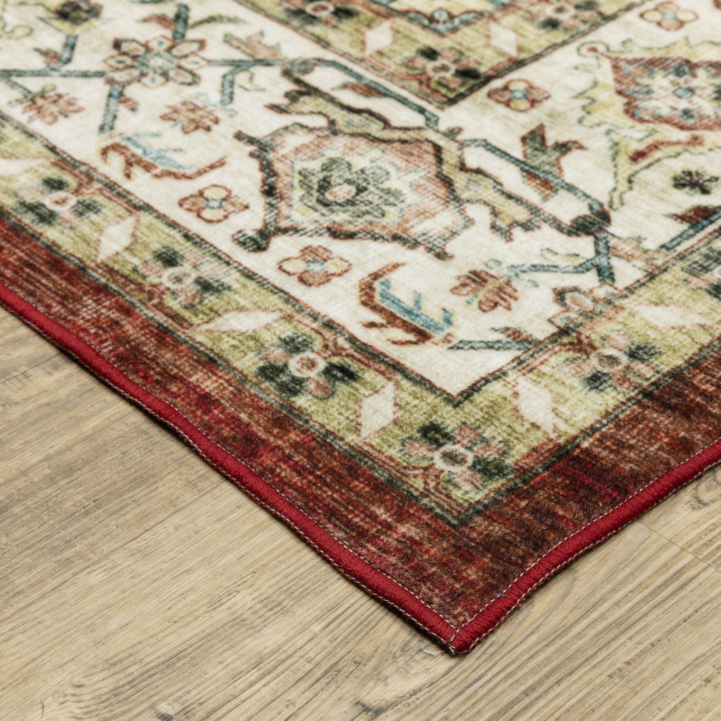 SUMTER SUM01 Red Rug - ORIENTAL WEAVERS