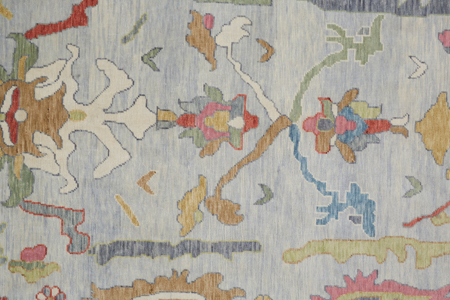 Karina Traditional/Persian/Craftsman Blue/Gray/Gold Area Rug