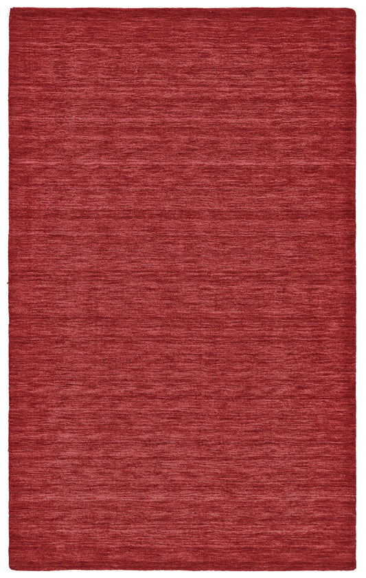 Luna Modern/Casual Red Area Rug