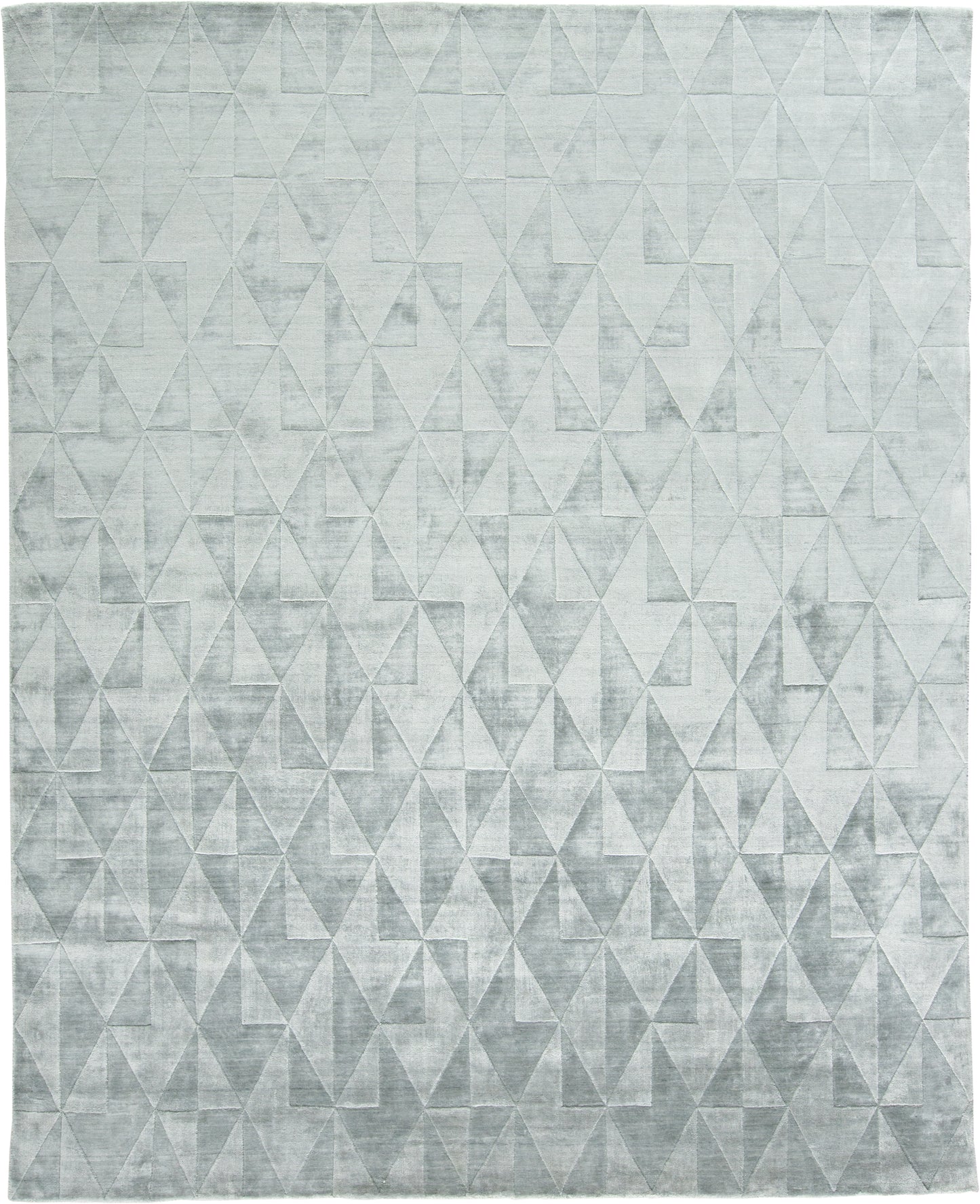 Gramercy Modern/Global/Mid-Century Modern Geometric/Argyle/Diamond Gray/Ivory/Silver - Feizy Rug