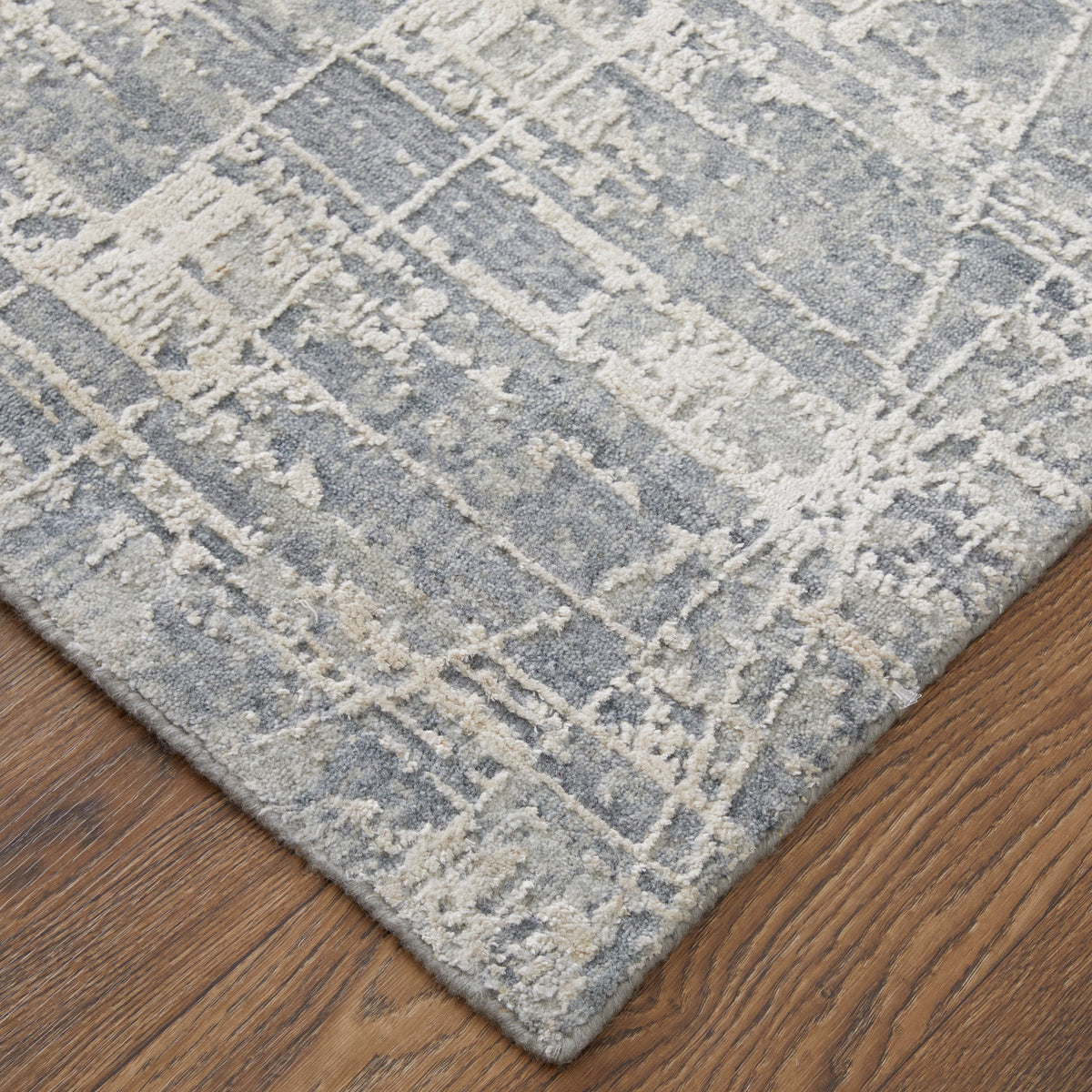 Eastfield Modern/Casual Abstract/Distressed Gray 69A0 - Feizy Rug