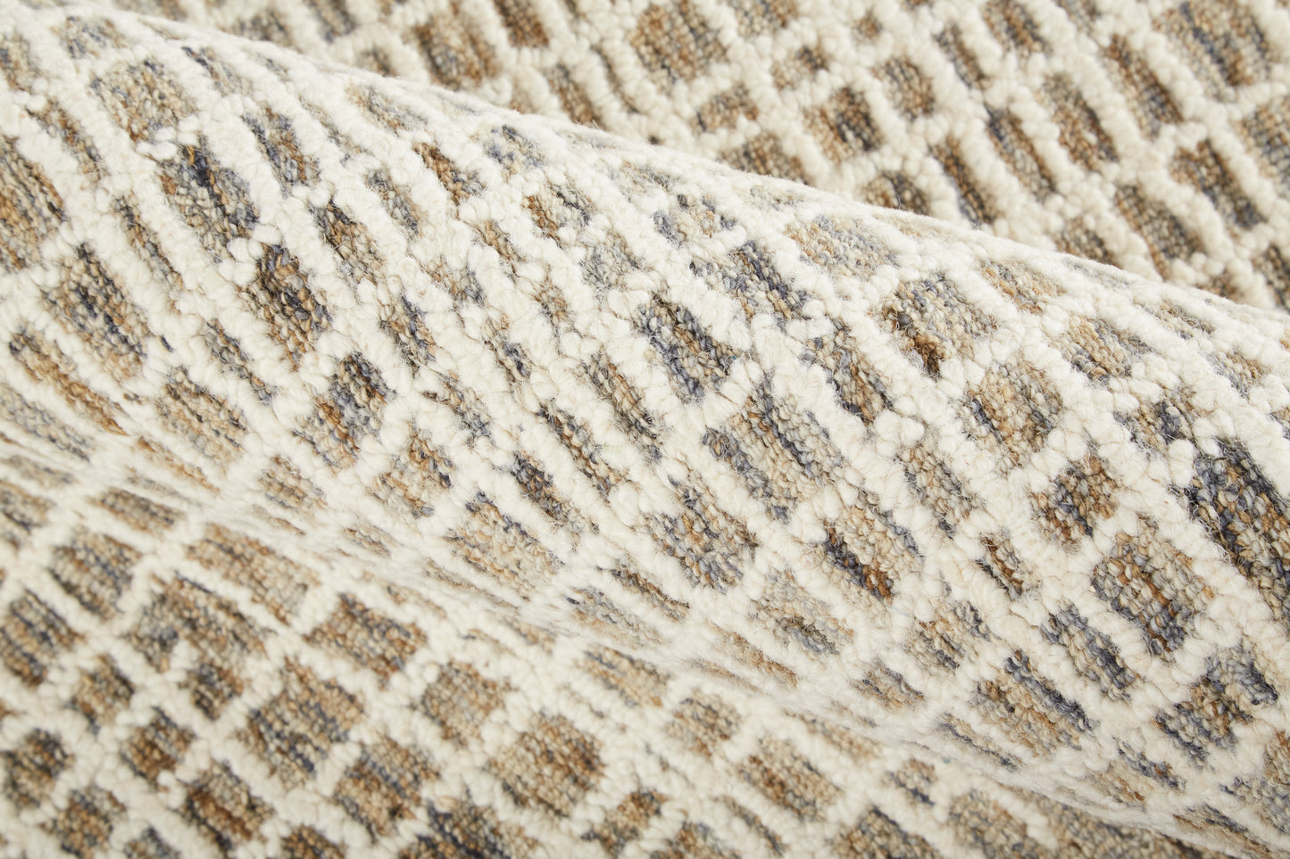 Maddox Transitional/Casual Abstract Tan/Ivory - Feizy Rug
