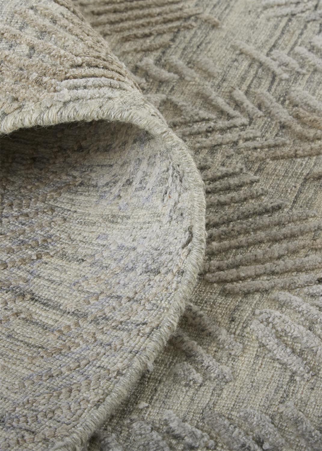 Elias Modern/Casual Gray/Taupe Accent Rug